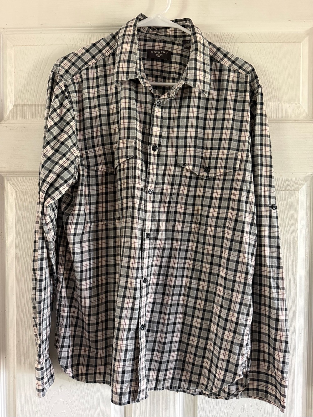 Dockers Men’s Plaid Button-Down Shirt